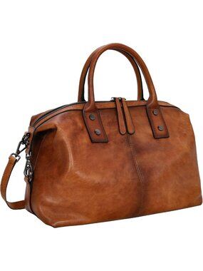 Stylish Leather Satchel Bag for Women - Versatile Shoulder Hobo Tote Handbag